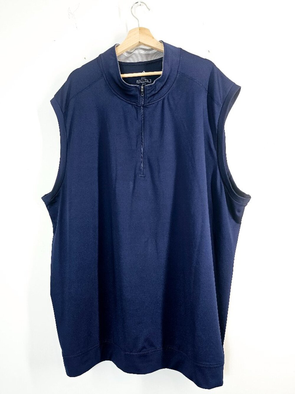 Adidas Ultimate 365 Classic Quarter Zip Golf Vest Collegiate Navy Blue Size 3XL